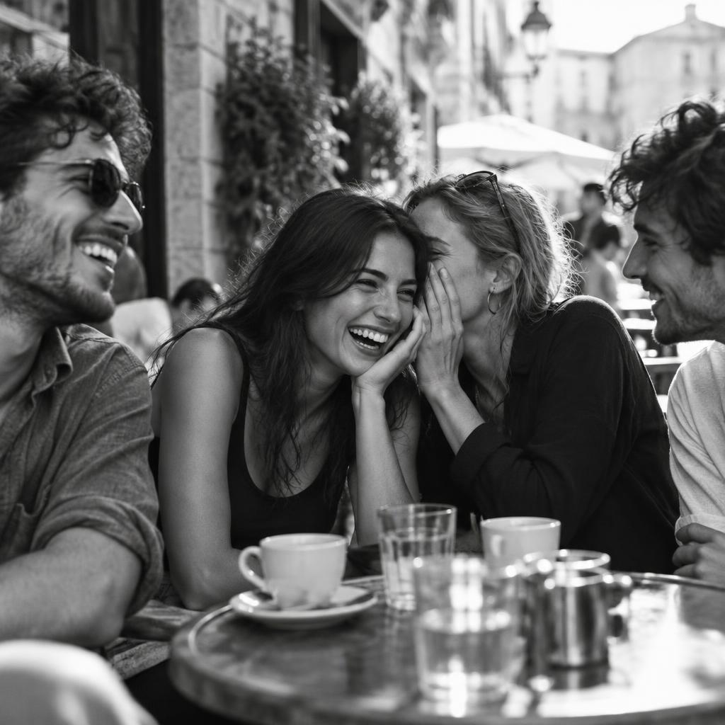 friends enjoying great food together